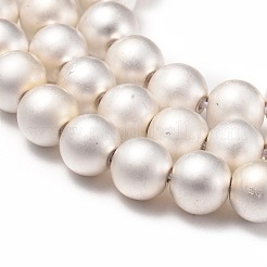 Electroplate Non-magnetic Synthetic Hematite Beads Strands&nbsp;G-I260-10B-01