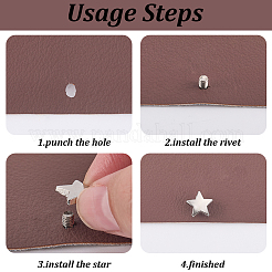 50Pcs Alloy Rivets Set&nbsp;PURS-CL0001-45C