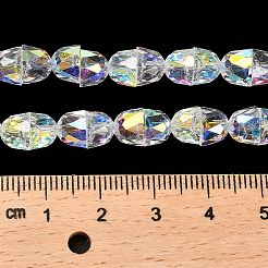 Electroplate Glass Beads Strands&nbsp;EGLA-D030-04B