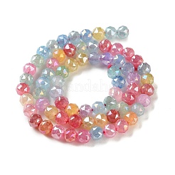 Electroplate Imitation Jade Glass Beads Strands&nbsp;EGLA-A047-01A