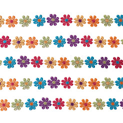 Colorful Polyester Lace Trim&nbsp;OCOR-TAC0001-17