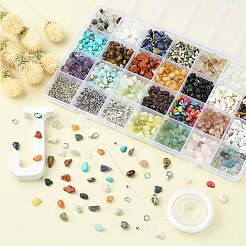 DIY Mixed Stone Bracelet Making Kit&nbsp;DIY-FS0003-38