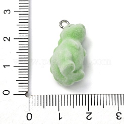 Flocky Resin Pendants&nbsp;LS-FIND-S001-08G