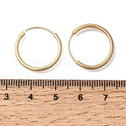 Brass Hoop Earrings&nbsp;EJEW-G474-01G-03