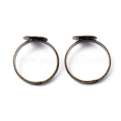 Brass Pad Ring Base Findings&nbsp;EC022-NFAB