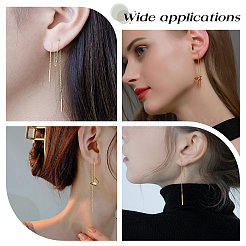 10Pcs Brass Stud Earring Findings&nbsp;KK-BBC0002-60