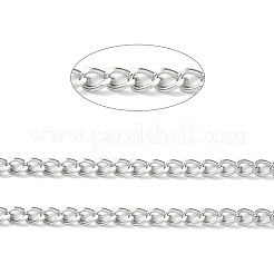 Tarnish Resistant 304 Stainless Steel Faceted Curb Chains&nbsp;CHS-G027-02P