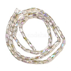 Electroplate Glass Beads Strands&nbsp;GLAA-P068-HR02