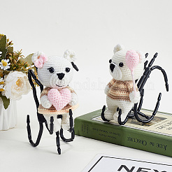 Iron PVC Plastic Creative Tablet Spider Mobile Phone Holders&nbsp;AJEW-WH0695-132