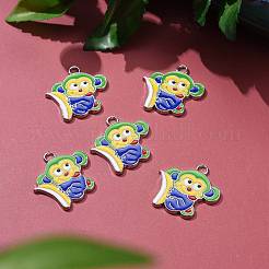 Alloy Enamel Pendants&nbsp;EA5857Y-5