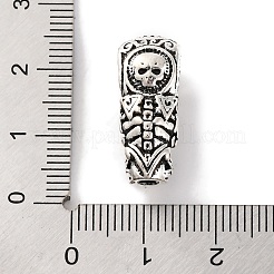Rack Plating Tibetan Style Alloy 3 Hole Guru Beads&nbsp;PALLOY-F313-05AS