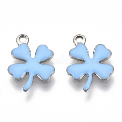 201 Stainless Steel Enamel Charms&nbsp;X-STAS-N088-18