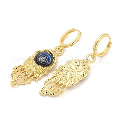 Rack Plating Brass Dangle Earrings for Women&nbsp;EJEW-M260-24G
