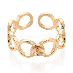 Ring Brass & Enamel Cup Peg Ring Settings&nbsp;LS-KK-N274-26G