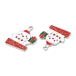 Christmas Alloy Enamel Pendants&nbsp;ENAM-D050-13A-02P