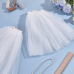 Polyester Gauze Bridal Shawl&nbsp;AJEW-WH0077-151