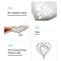 201 Stainless Steel Connector Charms/Links&nbsp;STAS-TA0006-04