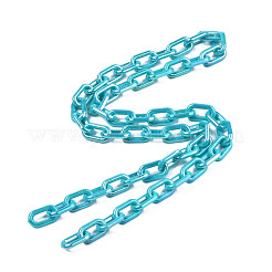 Acrylic Opaque Cable Chains&nbsp;X-PACR-N009-002C