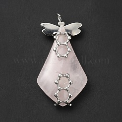 Natural Rose Quartz Pendants&nbsp;G-G870-01P
