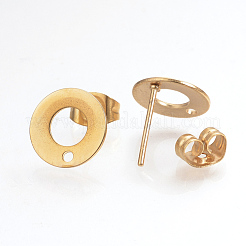 304 Stainless Steel Stud Earring Findings&nbsp;X-STAS-Q223-09