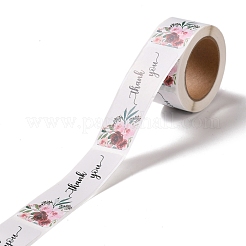 Flower Pattern Paper Gift Tag Stickers&nbsp;DIY-C011-02A