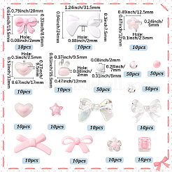 330Pcs 17 Styles Opaque & Transparent Acrylic Beads&nbsp;MACR-SC0002-26