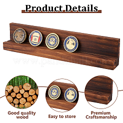 Wooden Coin Display Hanging Decorations&nbsp;ODIS-WH0043-161B