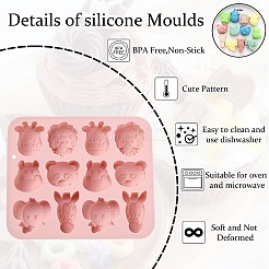2Pcs Animal Theme Silicone Molds&nbsp;ST-CJ0043-013