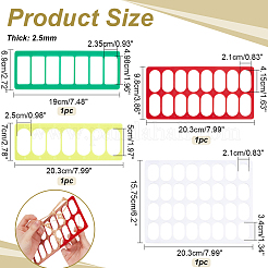 4Pcs 4 Styles Acrylic Divider Board&nbsp;AJEW-NB0005-95