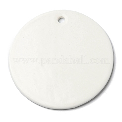 Christmas Handmade Printed Porcelain Big Pendants&nbsp;LS-PORC-F009-02