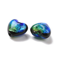Handmade Silver Foil Lampwork Beads&nbsp;FOIL-G029-01A