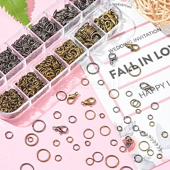40Pcs 2 Color Zinc Alloy Lobster Claw Clasps&nbsp;DIY-YW0006-32