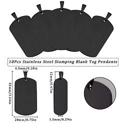 10Pcs Stainless Steel Stamping Blank Tag Big Pendants&nbsp;FIND-SC0010-68