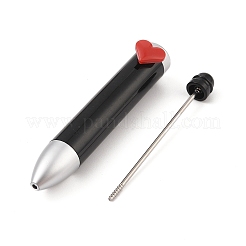Heart Plastic Ball-Point Pen&nbsp;AJEW-P126-B04