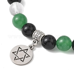 Non-Tarnish 201 Stainless Steel Charm Bracelets&nbsp;BJEW-JB12793