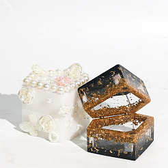 DIY Food Grade Silicone Diamond Shape Ring Storage Box Molds&nbsp;SIMO-PW0014-12