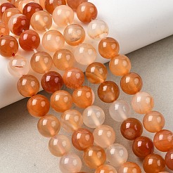 Natural Carnelian Beads Strands&nbsp;G-N0006-10mm-17