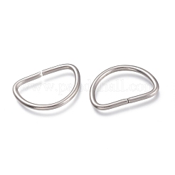 Tarnish Resistant 304 Stainless Steel D Rings&nbsp;STAS-F262-01
