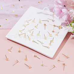 200Pcs 304 Stainless Steel Stud Earrings Findings&nbsp;STAS-ME0001-48