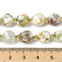 Natural Fire Crackle Agate Beads Strands&nbsp;G-U023-A16-02