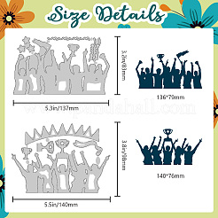 Champion Carbon Steel Cutting Dies Stencils&nbsp;DIY-WH0309-3243