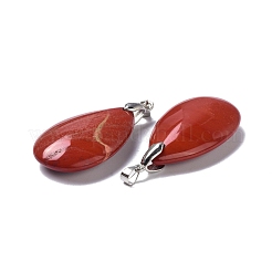 Natural Red Jasper Pendants&nbsp;G-D084-01P-B11