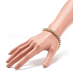 Synthetic Hematite Round Beaded Stretch Bracelet&nbsp;BJEW-JB08582