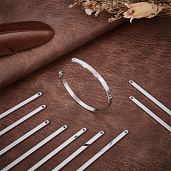 15Pcs Stainless Steel Bangle Makings&nbsp;FIND-BC0014-34A