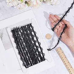 7.5 Yards Polyester Lace Ribbons&nbsp;SRIB-CY0001-46A