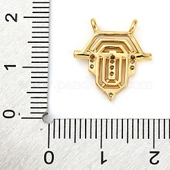 Brass Micro Pave Cubic Zirconia Pendants&nbsp;KK-K339-10A-01