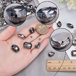 156Pcs 7 Styles Sew on Rhinestone&nbsp;DIY-SP0007-30A