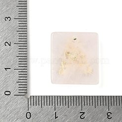 Natural Rose Quartz Pendants&nbsp;G-P585-05G-02