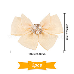 Polyester Bowknot Shoe Decorations&nbsp;FIND-GO0001-52A