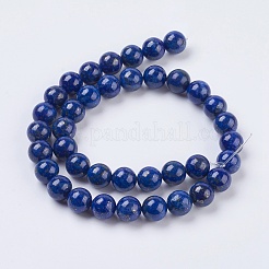 Natural Lapis Lazuli Beads Strands&nbsp;X-G-G423-10mm-A